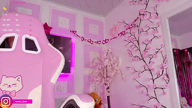 Snapshot of Sammyblaer chatting on February 17, 9:10 pm Sammyblaer online show from February 17, 9:10 pm