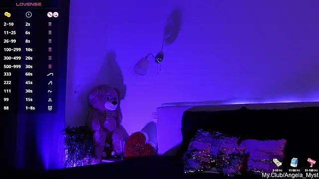 Angela Myst online show from October 12, 12:15 pm