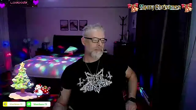 Snapshot of Silverfoxxx-73 chatting on December 24, 10:06 pm Silverfoxxx-73 online show from December 24, 10:06 pm