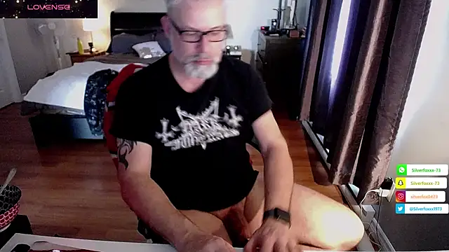 Snapshot of Silverfoxxx-73 chatting on January 5, 4:06 pm Silverfoxxx-73 online show from January 5, 4:06 pm