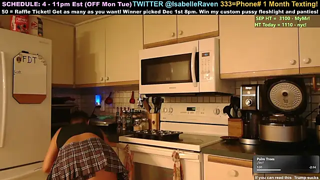 IsabelleRaven online show from September 19, 12:02 am