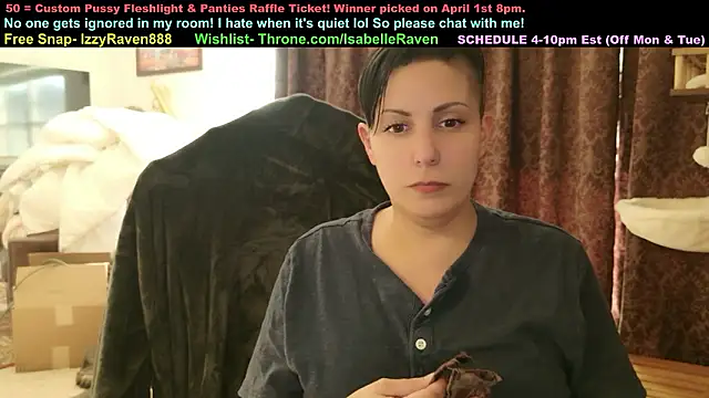 IsabelleRaven online show from March 20, 9:52 pm