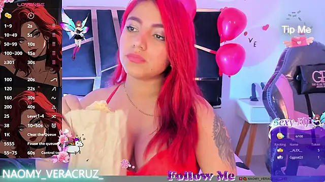 Snapshot of Naomy_veracruz_ chatting on February 22, 5:02 pm Naomy veracruz online show from February 22, 5:02 pm
