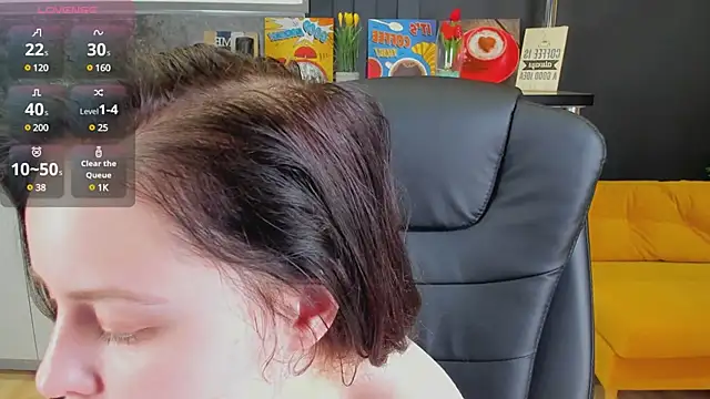 Snapshot of DarkErica chatting on March 9, 9:35 am DarkErica online show from March 9, 9:35 am