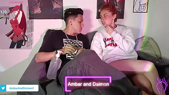 Snapshot of Ambar_and_daimon_ chatting on September 9, 10:59 am Ambar and daimon online show from September 9, 10:59 am