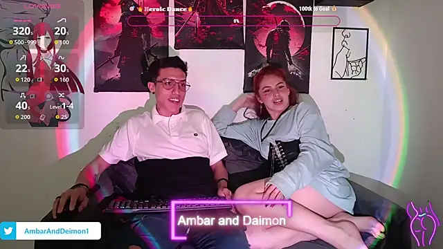 Snapshot of Ambar_and_daimon_ chatting on September 12, 4:40 pm Ambar and daimon online show from September 12, 4:40 pm