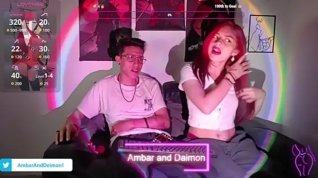 Snapshot of Ambar_and_daimon_ chatting on September 16, 10:05 am Ambar and daimon online show from September 16, 10:05 am
