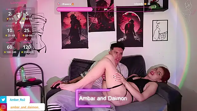 Snapshot of Ambar_and_daimon_ chatting on September 19, 7:03 pm Ambar and daimon online show from September 19, 7:03 pm