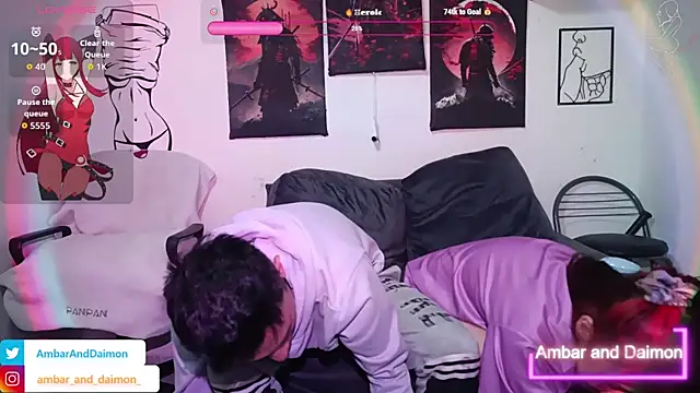 Ambar and daimon  online show from October 1, 5:13 am