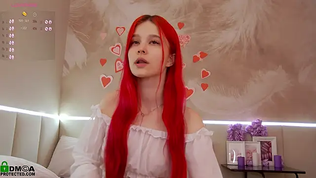 Snapshot of Rina_Red chatting on February 12, 1:41 am Rina Red online show from February 12, 1:41 am