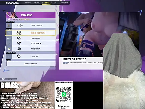 Snapshot of lovemirgaming chatting on March 21, 11:12 am lovemirgaming online show from March 21, 11:12 am