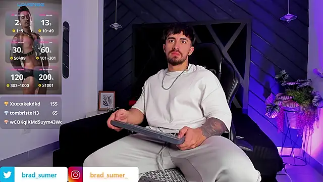 Snapshot of Brad_Summer chatting on February 14, 5:43 pm Brad Summer online show from February 14, 5:43 pm