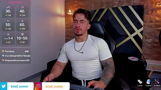 Snapshot of Brad_Summer chatting on March 5, 11:23 pm Brad Summer online show from March 5, 11:23 pm