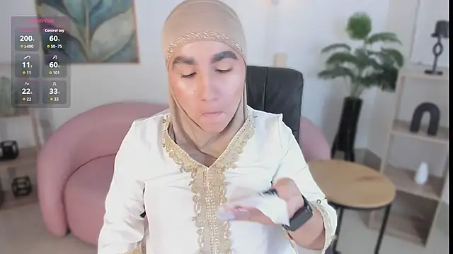 Ayha khalaf online show from October 17, 1:31 am