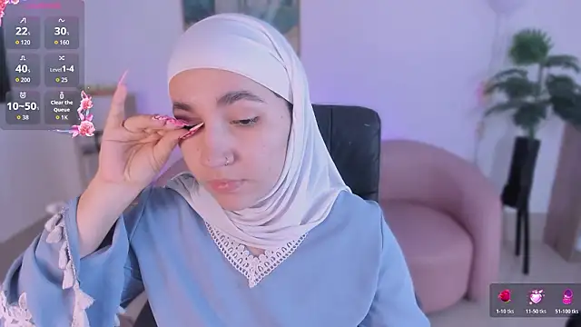 Snapshot of Ayha_khalaf chatting on February 14, 2:41 am Ayha khalaf online show from February 14, 2:41 am