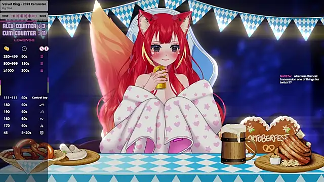 LewdKira VT online show from October 2, 1:51 pm