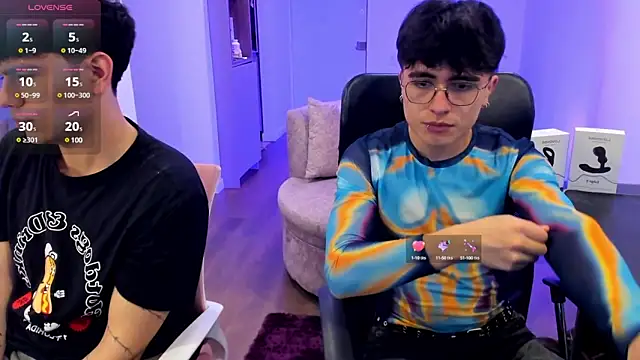 stiven and ale online show from February 7, 3:12 am