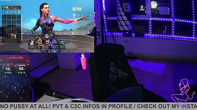 Gamergirl-Linela online show from February 10, 9:47 pm