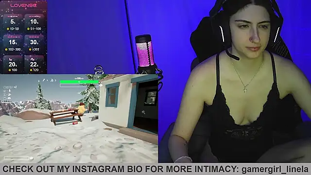 Snapshot of Gamergirl-Linela chatting on February 24, 6:28 pm Gamergirl-Linela online show from February 24, 6:28 pm