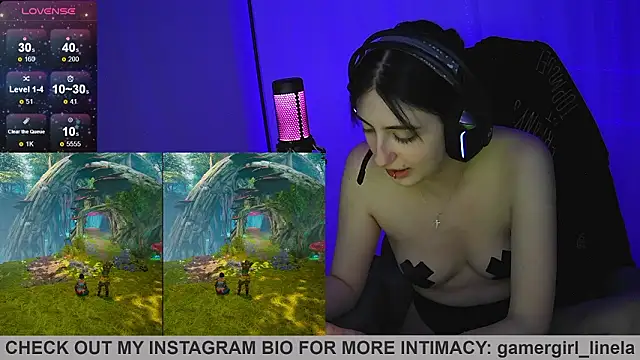 Snapshot of Gamergirl-Linela chatting on March 18, 10:57 pm Gamergirl-Linela online show from March 18, 10:57 pm