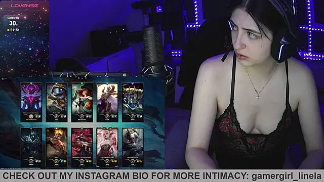 Gamergirl-Linela online show from July 11, 12:57 am