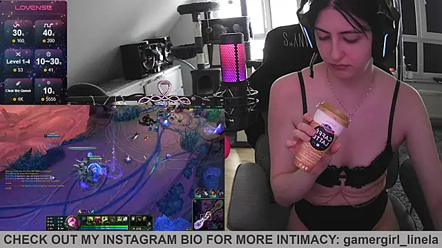 Gamergirl-Linela online show from July 12, 3:14 pm