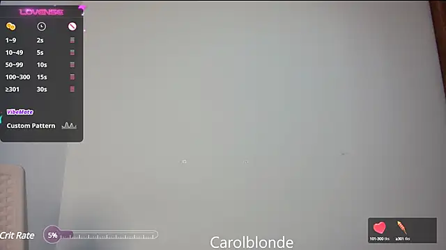 Carolblonde online show from February 9, 2:17 am