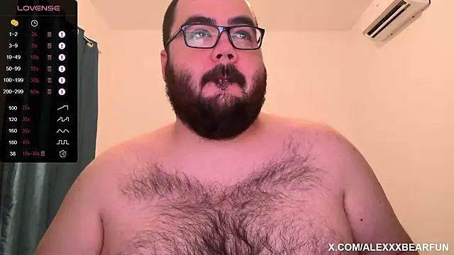 alexxxbear online show from January 10, 1:29 am