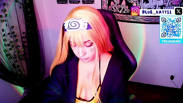 Snapshot of blue_katt chatting on July 23, 1:58 am blue katt online show from July 23, 1:58 am