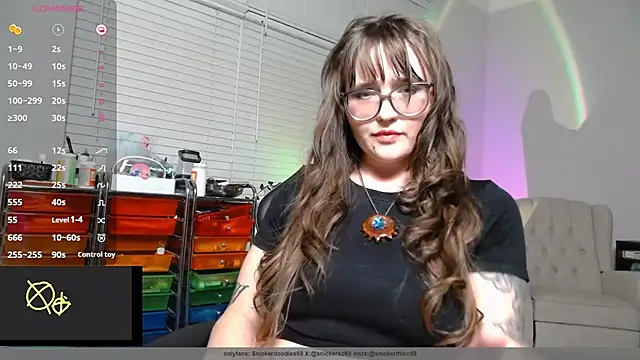 Snapshot of Snickerdoodles69 chatting on March 18, 2:36 am Snickerdoodles69 online show from March 18, 2:36 am