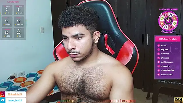 Snapshot of Javier_Hot27 chatting on April 2, 8:17 pm Javier Hot27 online show from April 2, 8:17 pm