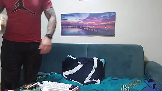 Tiberius hunk online show from January 10, 7:26 pm