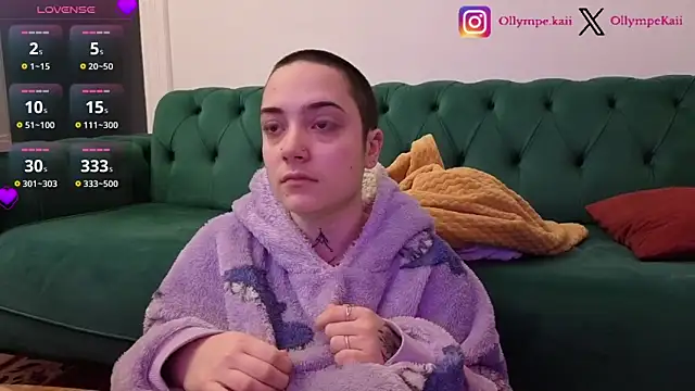 Snapshot of OllympeKaii chatting on December 19, 5:36 am OllympeKaii online show from December 19, 5:36 am