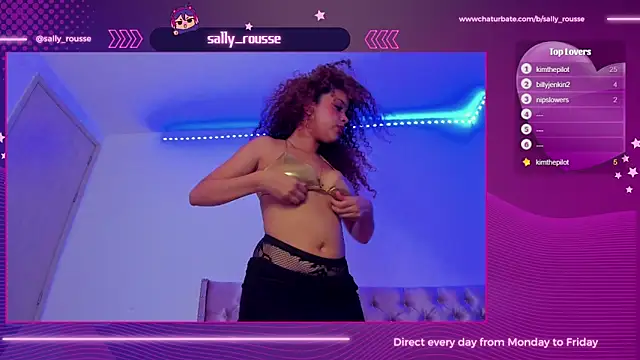 sally rousse online show from March 13, 10:10 pm