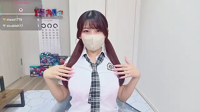 Snapshot of miharu01 chatting on February 15, 7:10 pm miharu01 online show from February 15, 7:10 pm