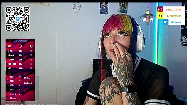 d3m0ny0 0 online show from January 17, 5:34 am