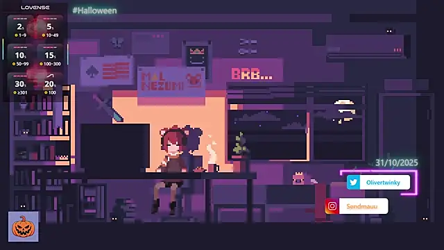 Snapshot of OliverTwinky chatting on October 28, 4:53 pm OliverTwinky online show from October 28, 4:53 pm