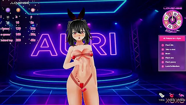 Auri Hikaru online show from February 18, 7:10 pm