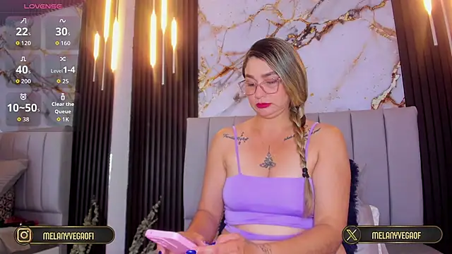 MelanyVegas online show from September 24, 1:25 pm