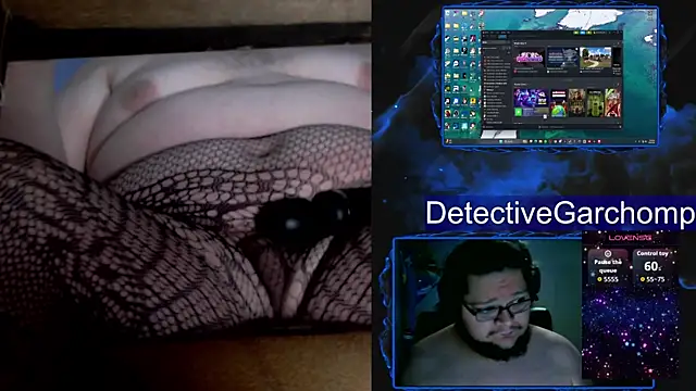 Snapshot of DetChompy chatting on April 1, 1:28 am DetChompy online show from April 1, 1:28 am