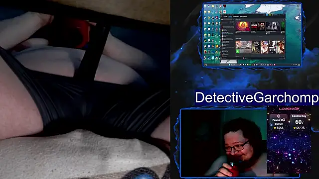 Snapshot of DetChompy chatting on April 2, 1:25 am DetChompy online show from April 2, 1:25 am
