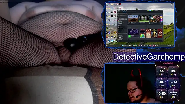Snapshot of DetChompy chatting on April 12, 1:10 am DetChompy online show from April 12, 1:10 am