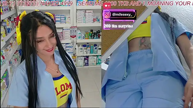swmilena hot  online show from June 12, 3:05 am