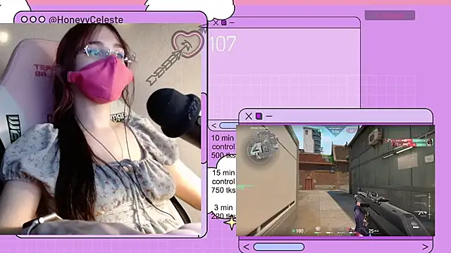 HoneyyCeleste online show from April 29, 6:58 pm