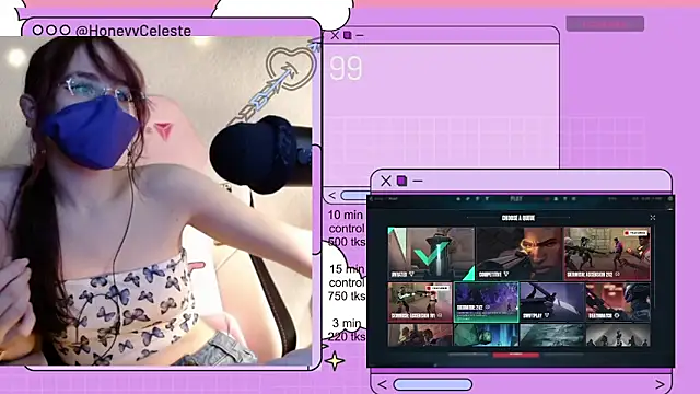 HoneyyCeleste online show from April 30, 6:14 pm