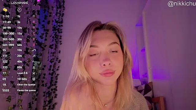 Snapshot of nikkichu chatting on January 18, 8:18 am nikkichu online show from January 18, 8:18 am