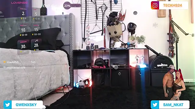 Snapshot of SamXTeck chatting on June 29, 12:39 am SamXTeck online show from June 29, 12:39 am