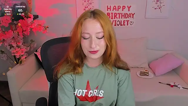 Violet Griffen online show from July 19, 4:00 pm