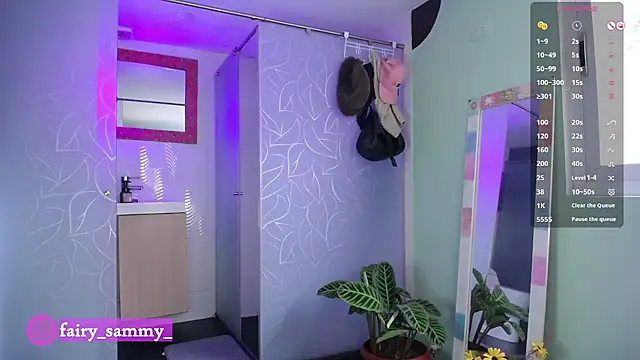 fairy sammy  online show from December 1, 8:58 pm