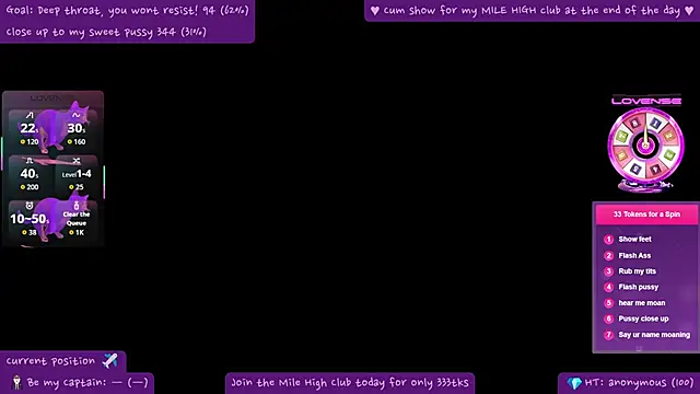Snapshot of CabinCrush chatting on May 7, 6:57 pm CabinCrush online show from May 7, 6:57 pm